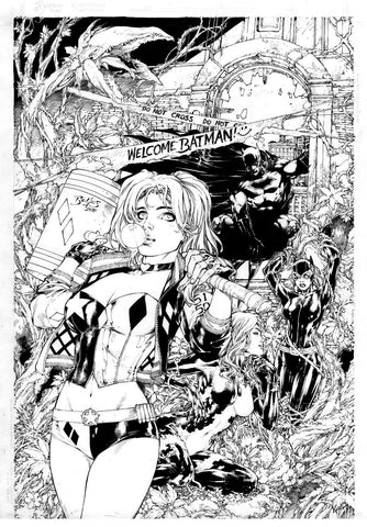 Harley Quinn 1 by Ed Benes Exclusive Rodman Comics cover