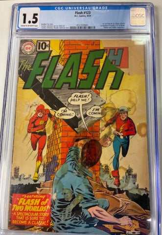 Flash 123 CGC 1.5 1961 Flash of Two Worlds