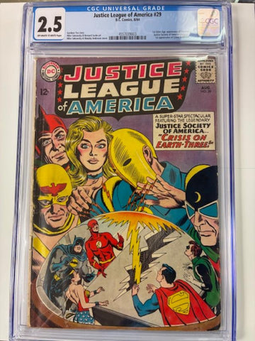 Justice League of America 29 CGC 2.5 1964