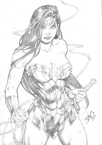 Wonder Woman defiant by Ed Benes