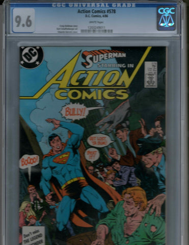 Action Comics 578 CGC 9.6