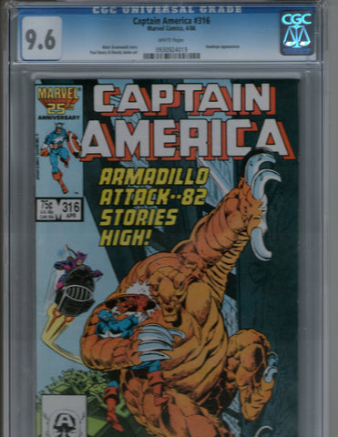 Captain America 316 CGC 9.6