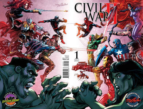 Civil War II issue 1 Neal Adams Exclusive Variant