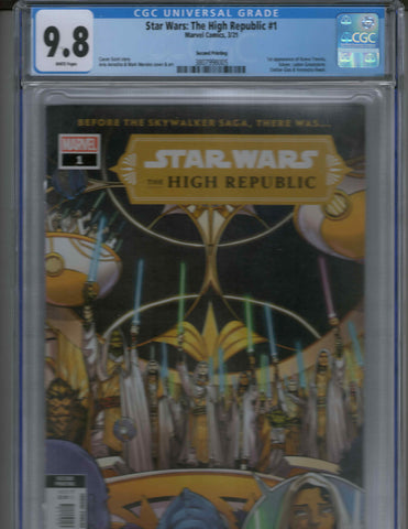 Stars Wars the High Republic 1 CGC 9.8 Second Printing