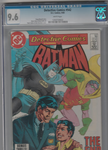 Detective Comics 542 CGC 9.6