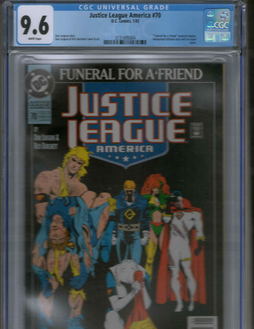 Justice League 70 CGC 9.6