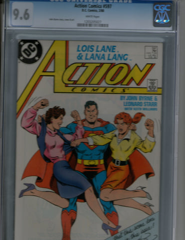 Action Comics 597 CGC 9.6 Superman