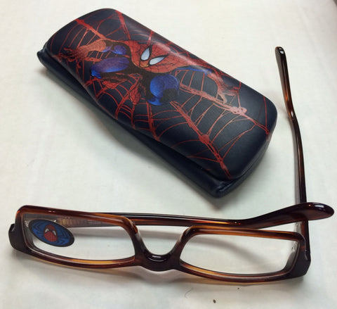 Spiderman frames and eye glass case