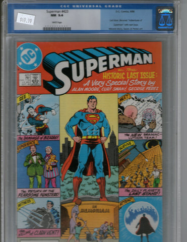 Superman 423 CGC 9.4