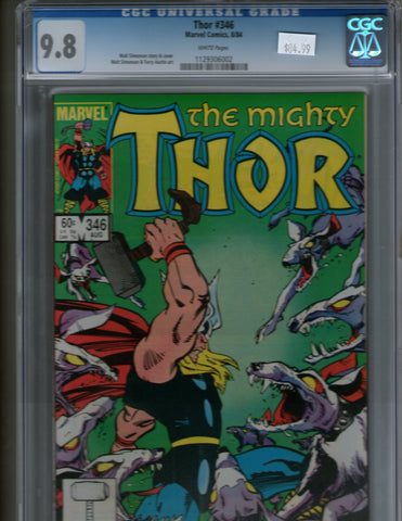 the Mighty Thor 346 CGC 9.8