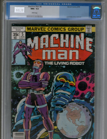 Machine Man 5 CGC 9.6