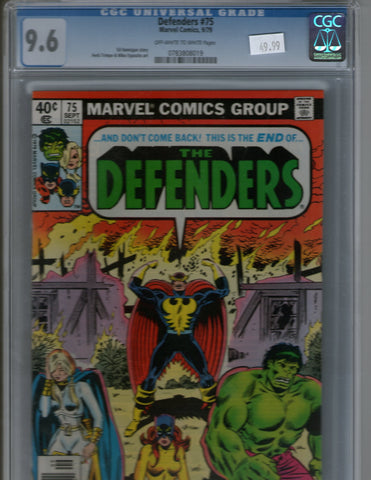 Defenders 75 CGC 9.6