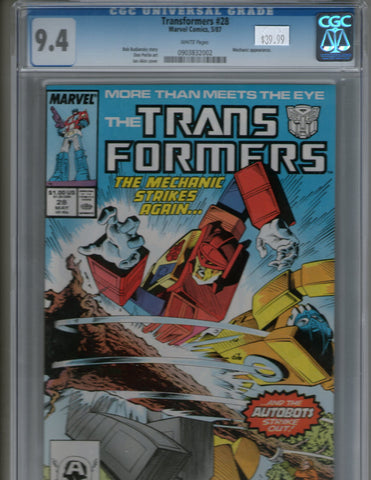 Transformers 28 CGC 9.4