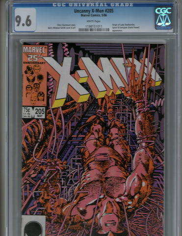 Uncanny X Men 205 CGC 9.6