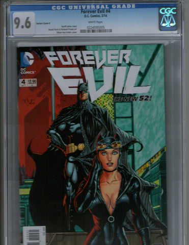 Forever Evil 4 variant cover CGC 9.6