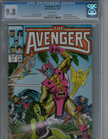 Avengers 278 CGC 9.8