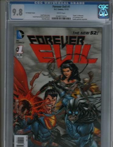 Forever Evil 1 CGC 9.8 3 D Variant cover