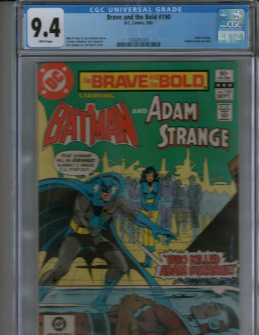 Brave and the Bold 190 CGC 9.4
