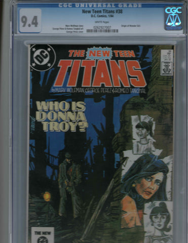 New Teen Titans 38 CGC CGC 9.4