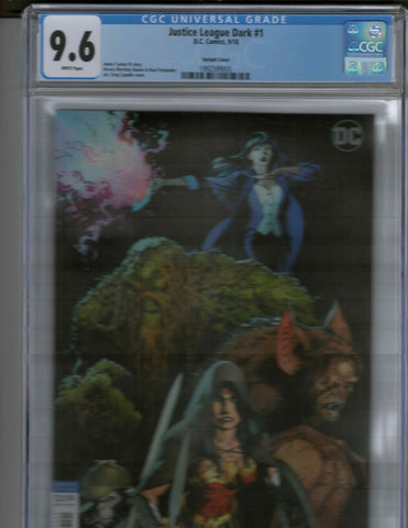 Justice League Dark 1 CGC 9.6 Variant Cover