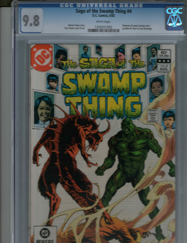 Saga of the Swamp Thing 4 CGC 9.8