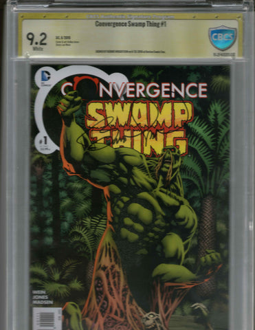 Convergence Swamp Thing 1 CBCS 9.2 signed by Bernie Wrightson