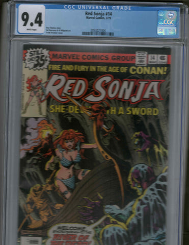 Red Sonja 14 CGC 9.4 Marvel Comics