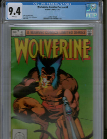 Wolverine 4 Limited Series CGC 9.4