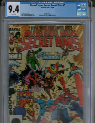 Secret Wars 5 CGC 9.4