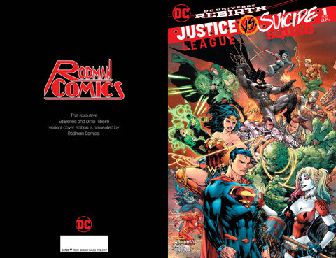 DC Comics Ed Exclusive Rodman Cover Comics B 1 variant Harley Quinn by