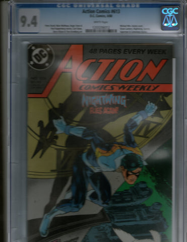 Action Comics Weekly 613 CGC 9.4 Nightwing Superman